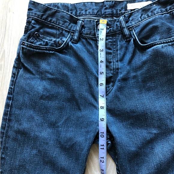 All Saints Dark Blue Straight Leg Jeans - Picture 7 of 12